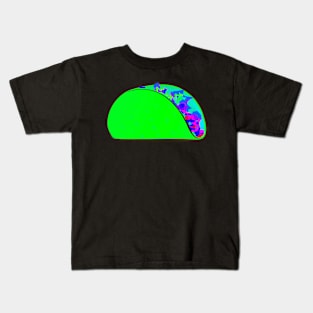 'Neon Taco' Awesome Electronic Bright Kids T-Shirt